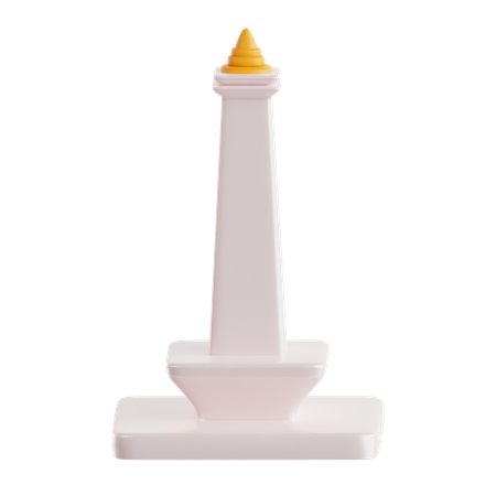 Monument national indonésien  3D Icon