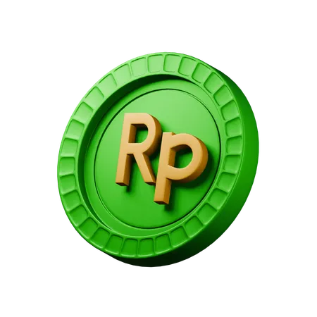 Indonesische Rupiah  3D Icon