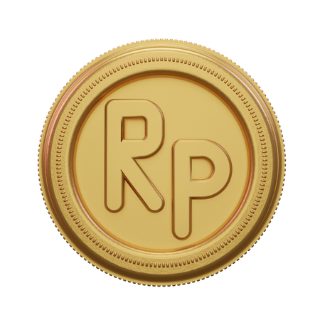 Indonesische Rupiah  3D Icon