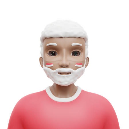 Indonesischer alter mann  3D Icon