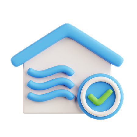 Indoor Air Quality  3D Icon