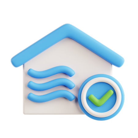 Indoor Air Quality  3D Icon