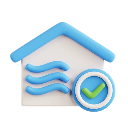 Indoor Air Quality  3D Icon