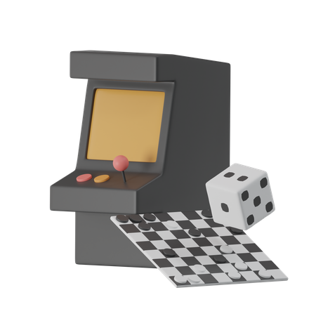 Indoor Games  3D Icon