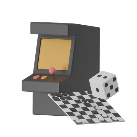 Indoor Games  3D Icon