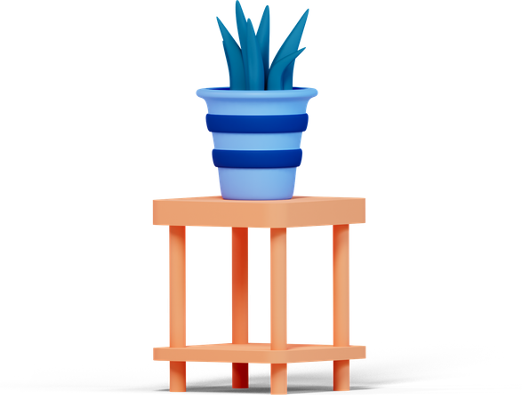 Indoor Plant  3D Illustration
