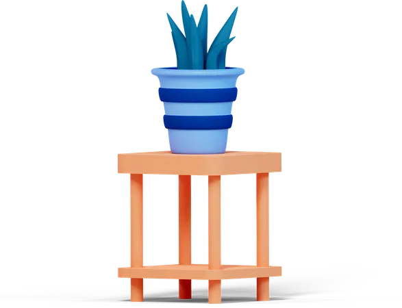 Indoor Plant  3D Illustration