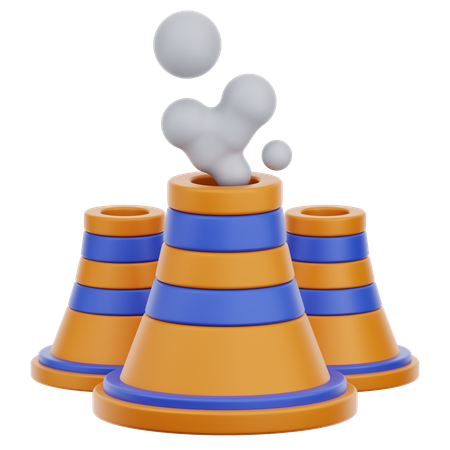Indústria  3D Icon