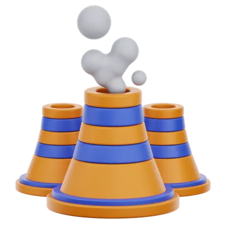 Indústria  3D Icon