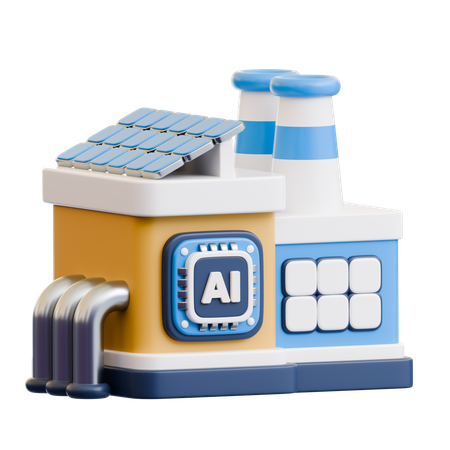 Industria de la IA  3D Icon