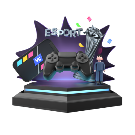 Indústria do esporte  3D Icon