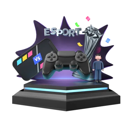 Indústria do esporte  3D Icon