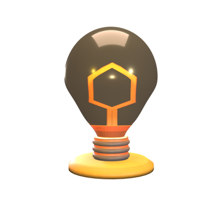 Industria Lightbulb  3D Icon