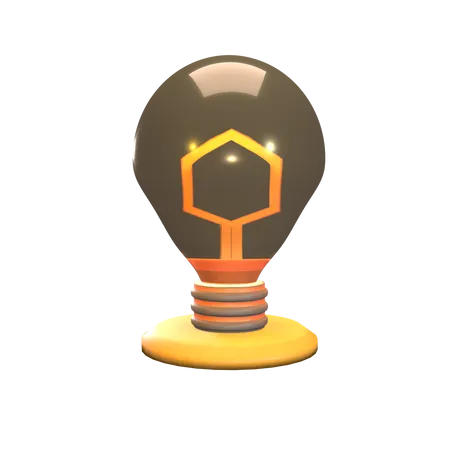 Industria Lightbulb  3D Icon
