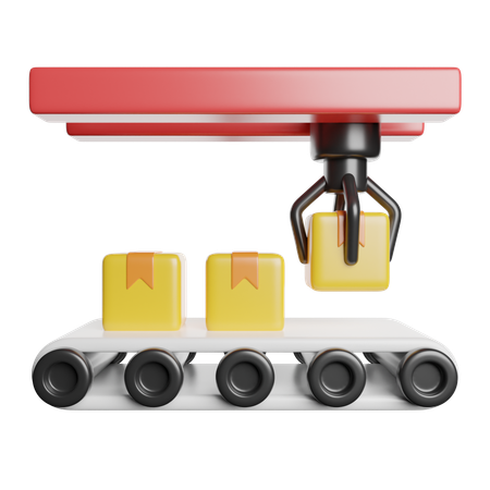 Industrial Arm  3D Icon