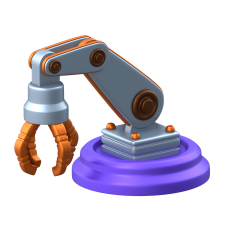 Industrial Arm  3D Icon