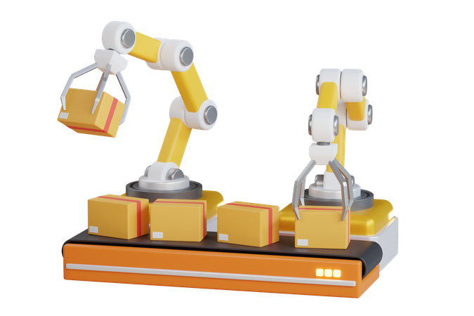 Industrial Arm  3D Icon