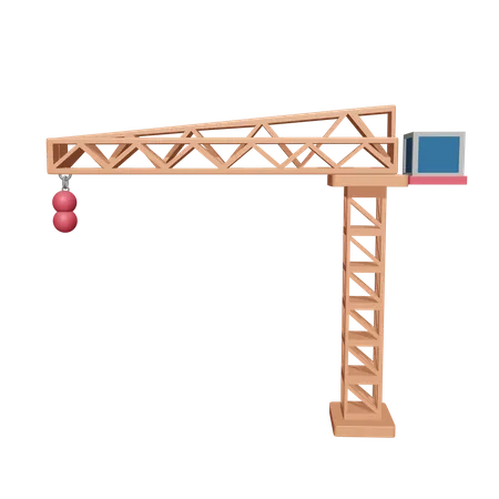 Industrial Crane  3D Icon