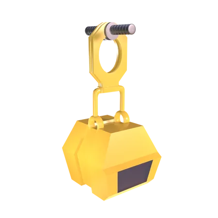 Industrial Crane Hook  3D Icon