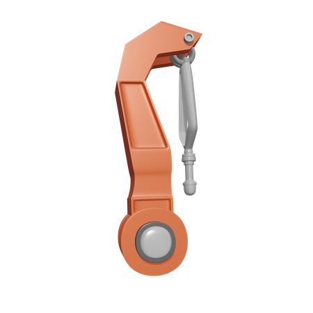 Industrial Crane Hook  3D Icon