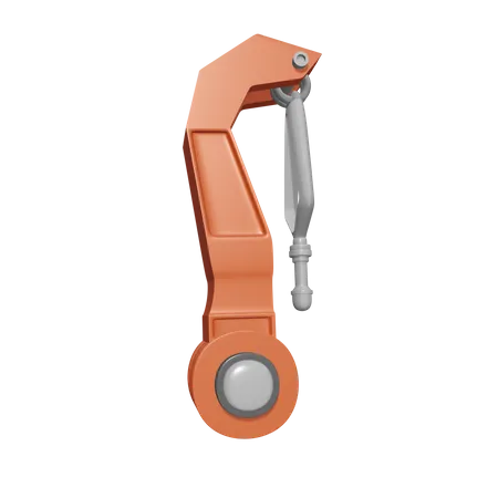 Industrial Crane Hook  3D Icon