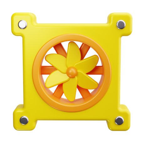 Industrial Fan  3D Icon