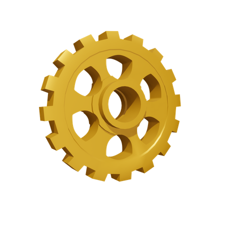 Industrial Gear  3D Icon