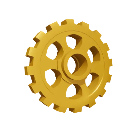 Industrial Gear  3D Icon