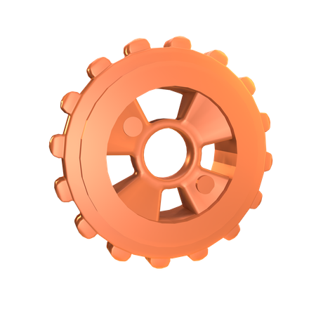 Industrial Gears and Cogs  3D Icon