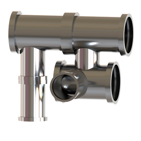Industrial Pipe  3D Icon