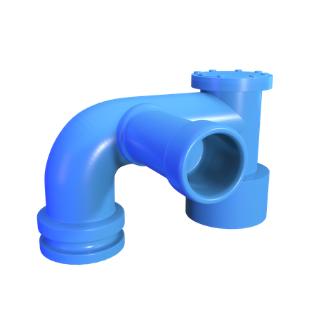 Industrial Pipe  3D Icon