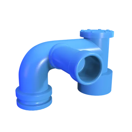 Industrial Pipe  3D Icon