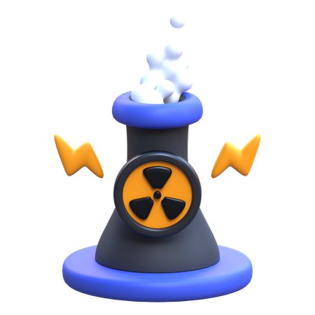 Industrial Pollution  3D Icon