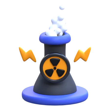 Industrial Pollution  3D Icon