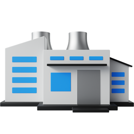 Industrial pollution  3D Icon