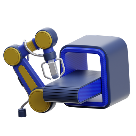 産業用ロボット  3D Icon