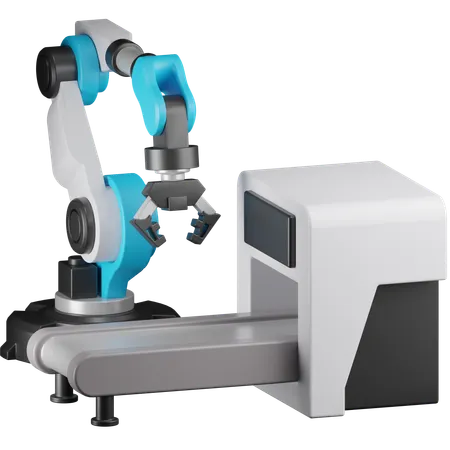 Industrial Robot  3D Icon