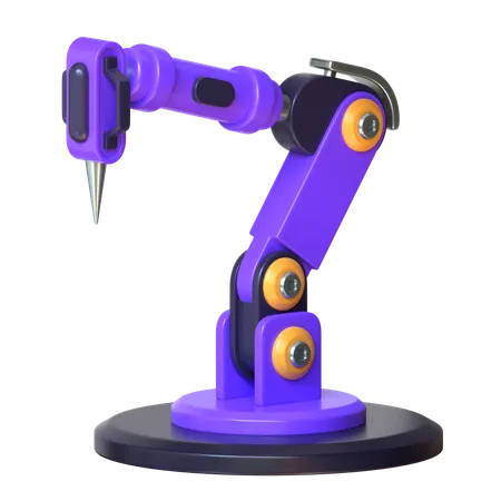 Industrial Robot  3D Icon