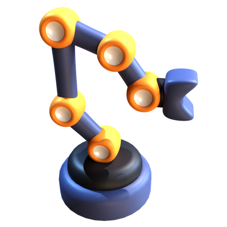 Industrial Robot  3D Icon