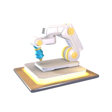 Industrial Robot  3D Icon