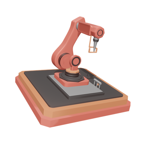 Industrial Robot  3D Icon