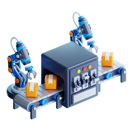 INDUSTRIAL ROBOT  3D Icon
