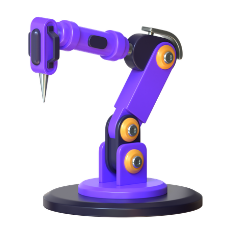 Industrial Robot  3D Icon