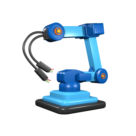 Industrial Robot  3D Icon