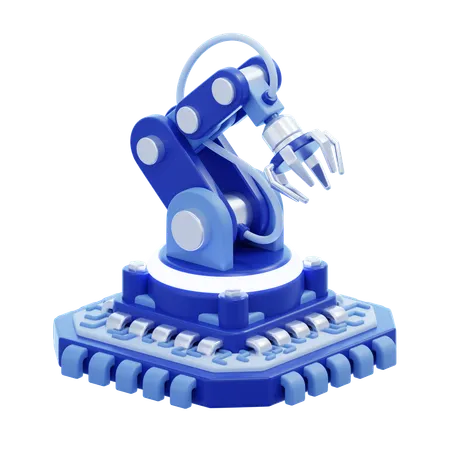 Industrial Robot Arm  3D Icon
