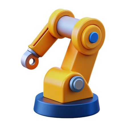 Industrial Robot Arm  3D Icon
