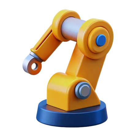 Industrial Robot Arm  3D Icon