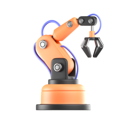 Industrial Robot Arm  3D Icon