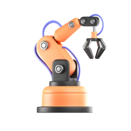 Industrial Robot Arm  3D Icon