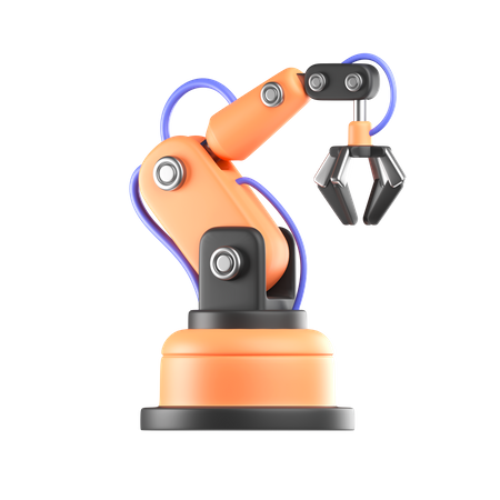 Industrial Robot Arm  3D Icon
